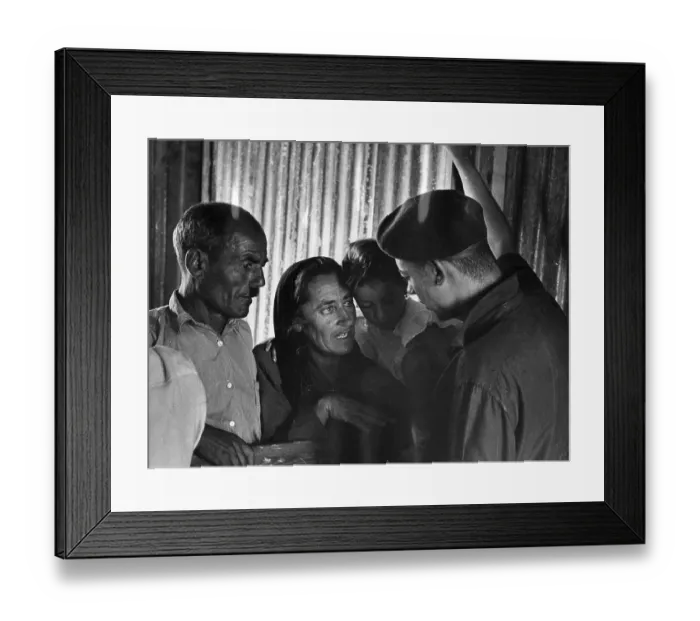 Framed Print : Prison Camp Visitors Framed Print : Prison Camp Visitors