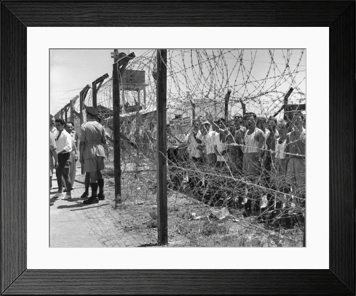Framed Print : The British Belsen Framed Print : The British Belsen