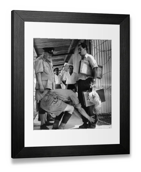 Framed Print : Prison Search Framed Print : Prison Search