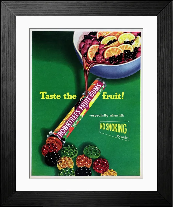 Framed Print : Rowntree's Fruit Gums Framed Print : Rowntree's Fruit Gums