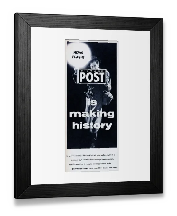 Framed Print : Picture Post - News Flash! Framed Print : Picture Post - News Flash!