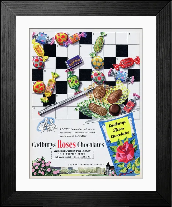 Framed Print : Cadburys Roses Chocolates Framed Print : Cadburys Roses Chocolates