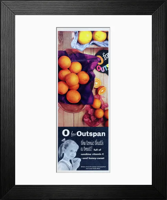 Framed Print : O For Outspan Framed Print : O For Outspan