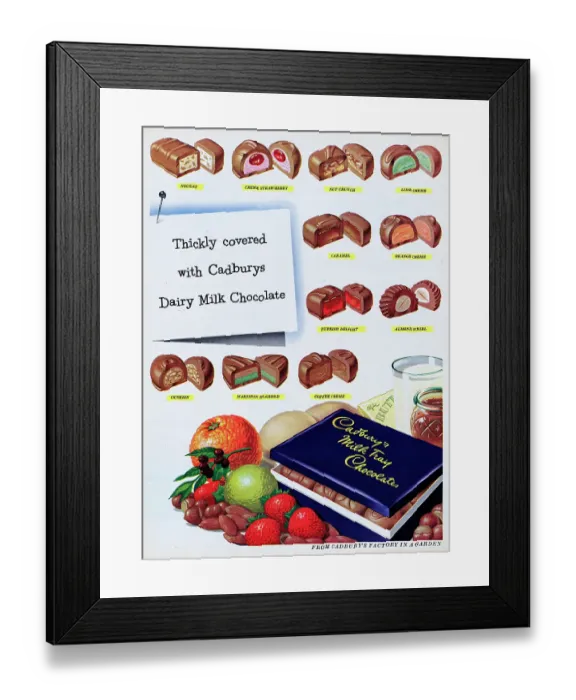 Framed Print : Cadbury's Milk Tray Framed Print : Cadbury's Milk Tray