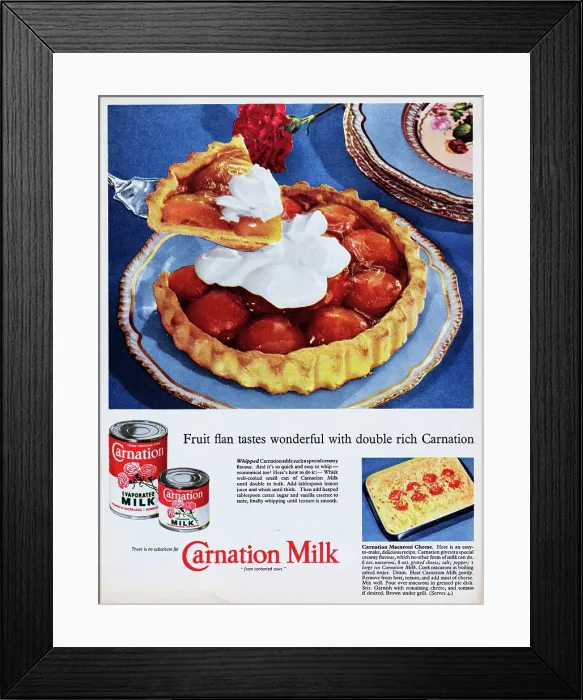 Framed Print : Carnation Milk Framed Print : Carnation Milk