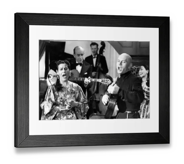 Framed Print : Brynner Singing Framed Print : Brynner Singing