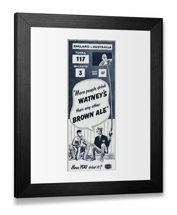 Framed Print : Watney's Brown Ale Framed Print : Watney's Brown Ale