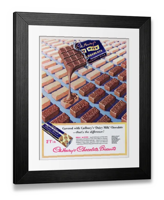 Framed Print : Cadbury's Dairy Milk Chocolate Framed Print : Cadbury's Dairy Milk Chocolate