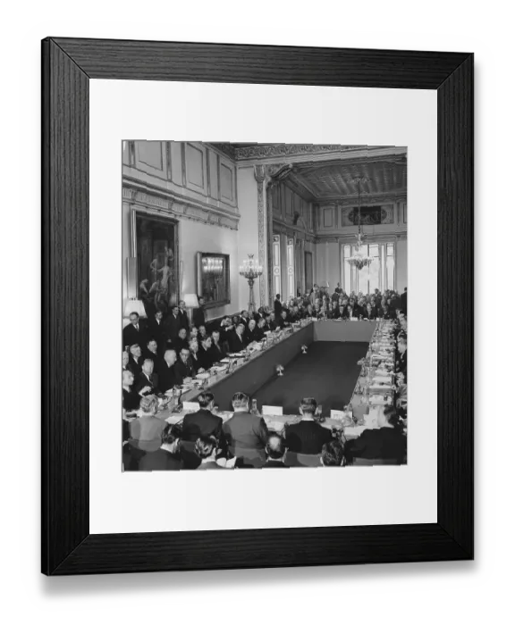 Framed Print : Suez Conference Framed Print : Suez Conference