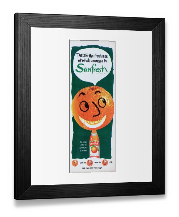 Framed Print : Sunfresh Orange Framed Print : Sunfresh Orange