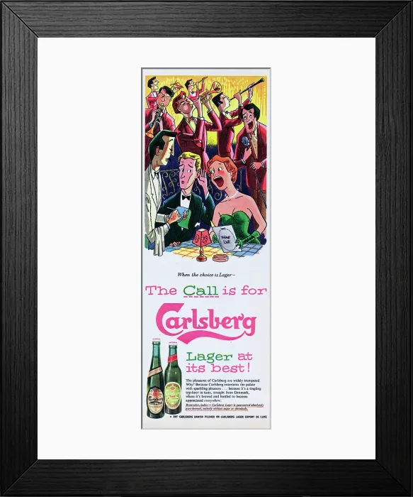 Framed Print : The Call Is For Carlsberg Framed Print : The Call Is For Carlsberg