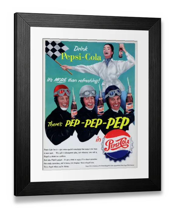 Framed Print : Pepsi-Cola Framed Print : Pepsi-Cola