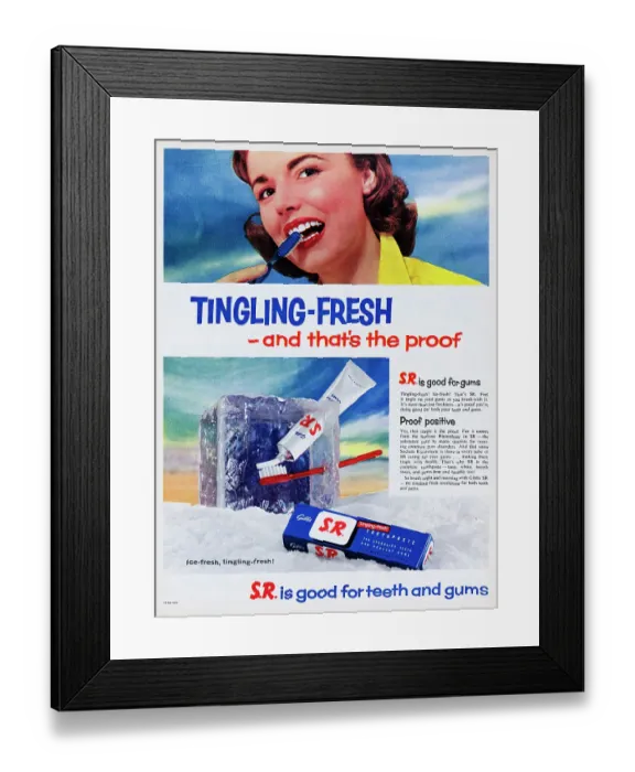 Framed Print : S.R. Toothpaste Framed Print : S.R. Toothpaste