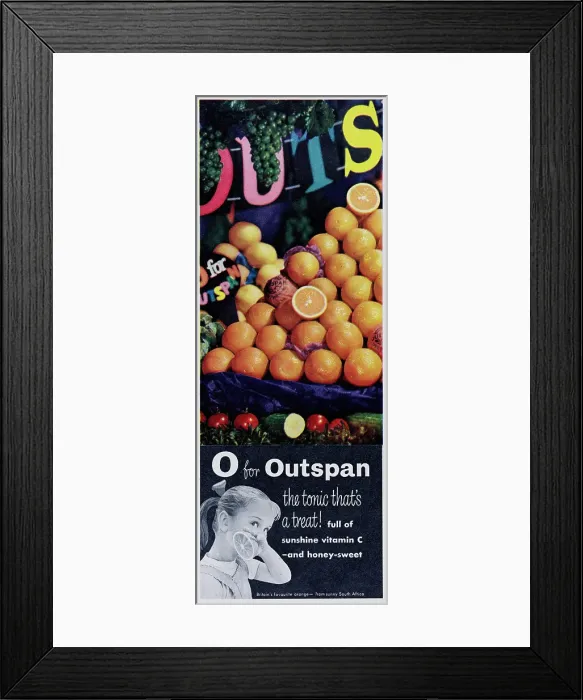 Framed Print : O For Outspan Framed Print : O For Outspan