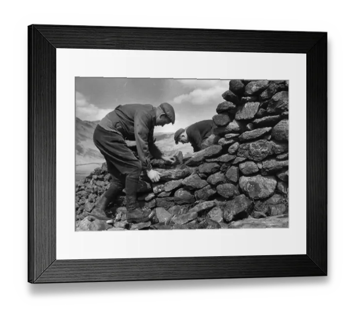 Framed Print : Dry Stone Wall Framed Print : Dry Stone Wall