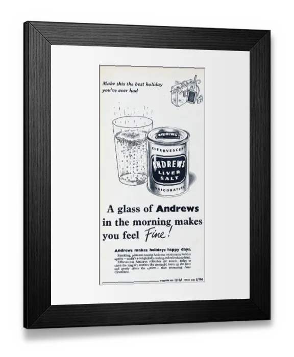 Framed Print : Andrews Liver Salt Framed Print : Andrews Liver Salt