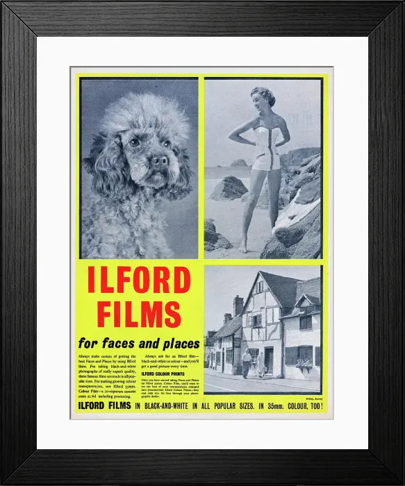 Framed Print : Ilford Photographic Film Framed Print : Ilford Photographic Film
