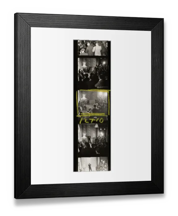 Framed Print : Monroe And Olivier Meet The Press