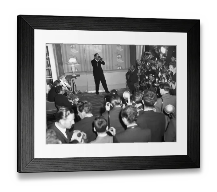Framed Print : Press Conference Framed Print : Press Conference