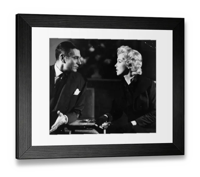 Framed Print : Monroe And Olivier Framed Print : Monroe And Olivier