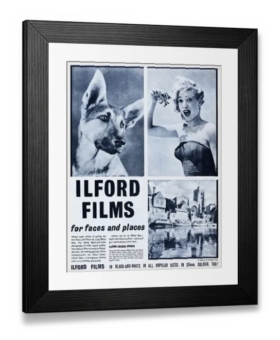 Framed Print : Ilford Films Framed Print : Ilford Films
