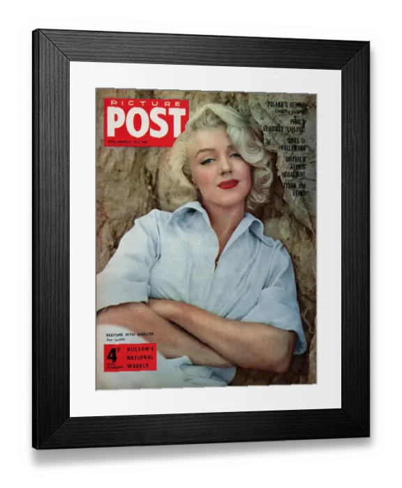 Framed Print : Marilyn Is Here