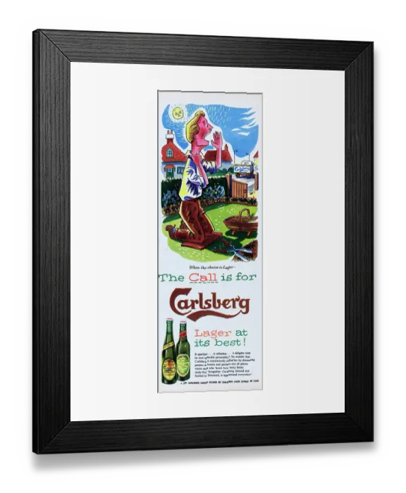 Framed Print : The Call Is For Carlsberg Framed Print : The Call Is For Carlsberg