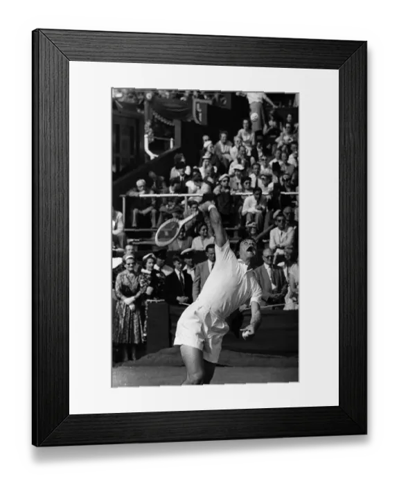 Framed Print : Cooper Serves