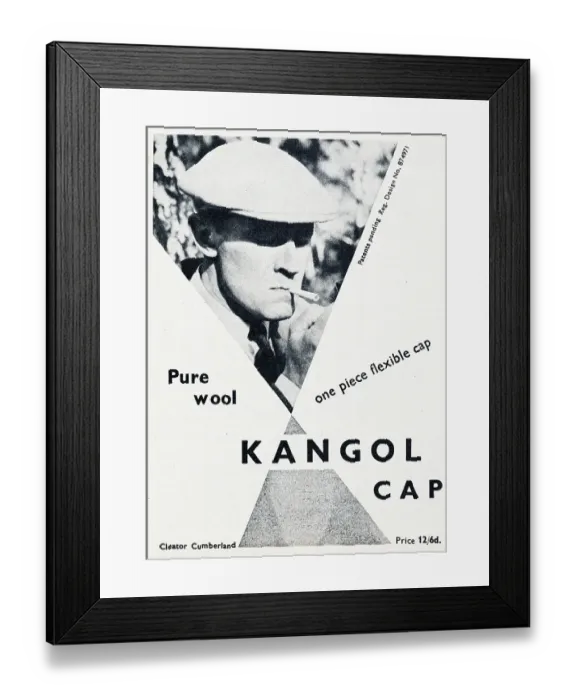 Framed Print : Kangol One Piece Flexible Cap Framed Print : Kangol One Piece Flexible Cap