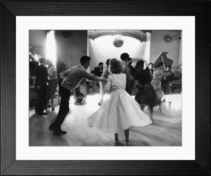 Framed Print : Jitterbug Dancers
