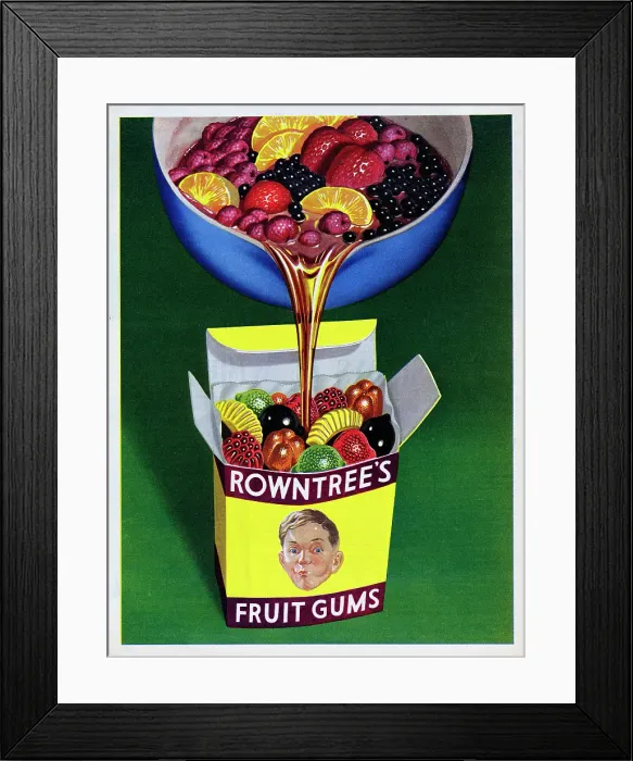 Framed Print : Rowntree's Fruit Gums