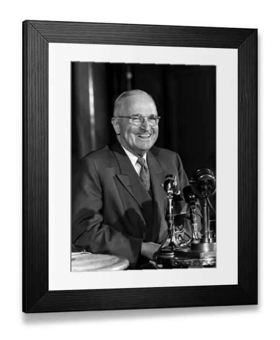 Framed Print : Harry Truman