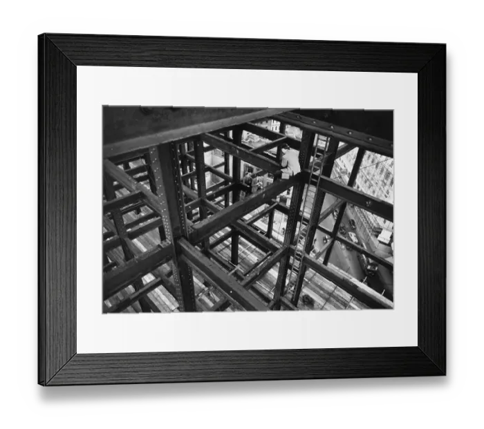 Framed Print : Sitting On Girders