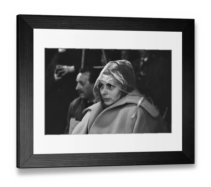 Framed Print : Ingrid Bergman Filming Anastasia Framed Print : Ingrid Bergman Filming Anastasia