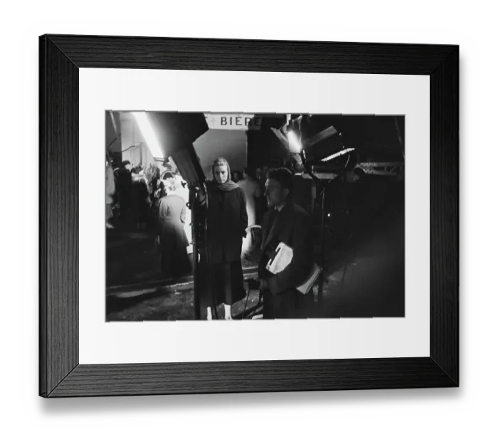 Framed Print : Ingrid Bergman Filming Anastasia Framed Print : Ingrid Bergman Filming Anastasia
