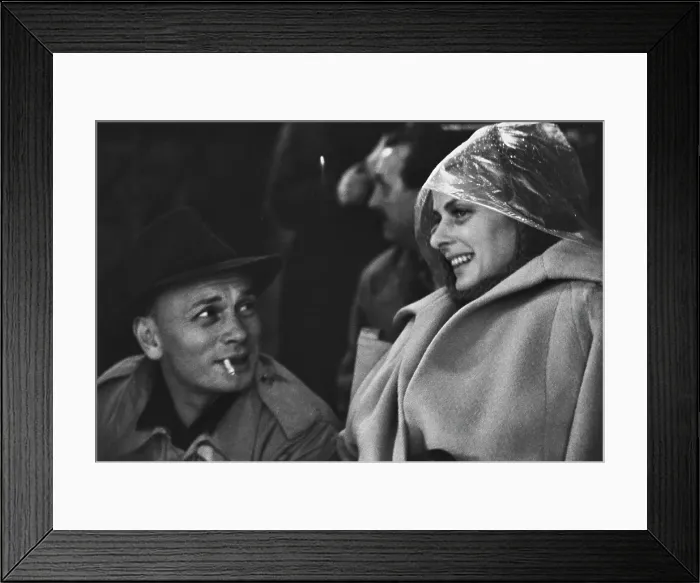 Framed Print : Brynner And Bergman Framed Print : Brynner And Bergman