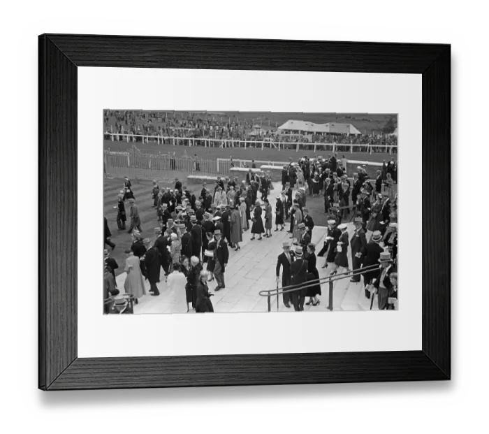Framed Print : Crowds At Ascot