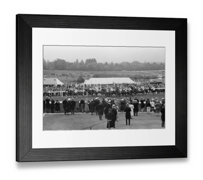Framed Print : Crowds At Ascot