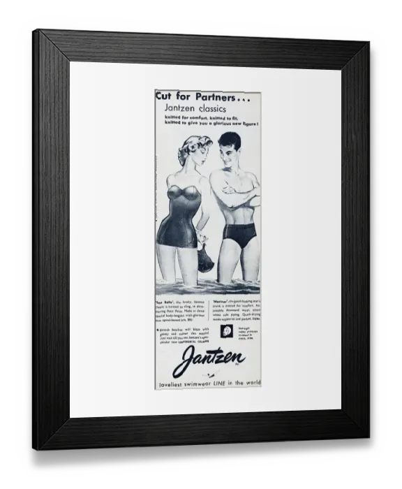 Framed Print : Jantzen Classics
