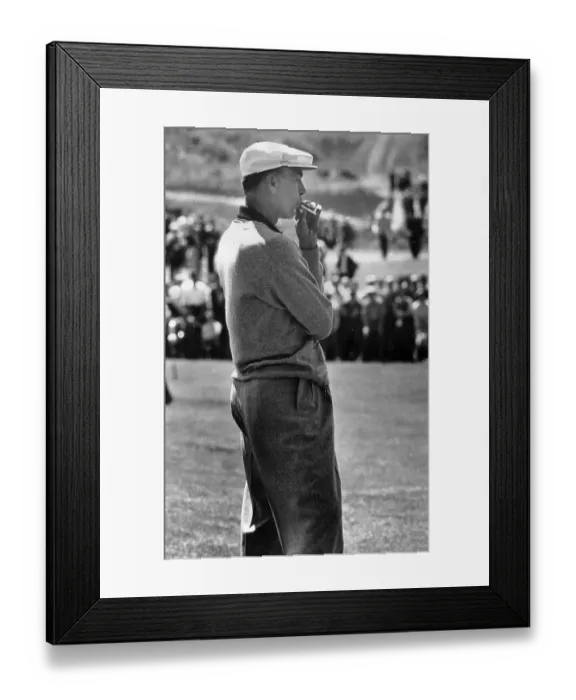 Framed Print : Ben Hogan. June 1956: Ben Hogan (1912 - ) first professional golfer to win the US open Framed Print : Ben Hogan. June 1956: Ben Hogan (1912 - ) first professional golfer to win the US open