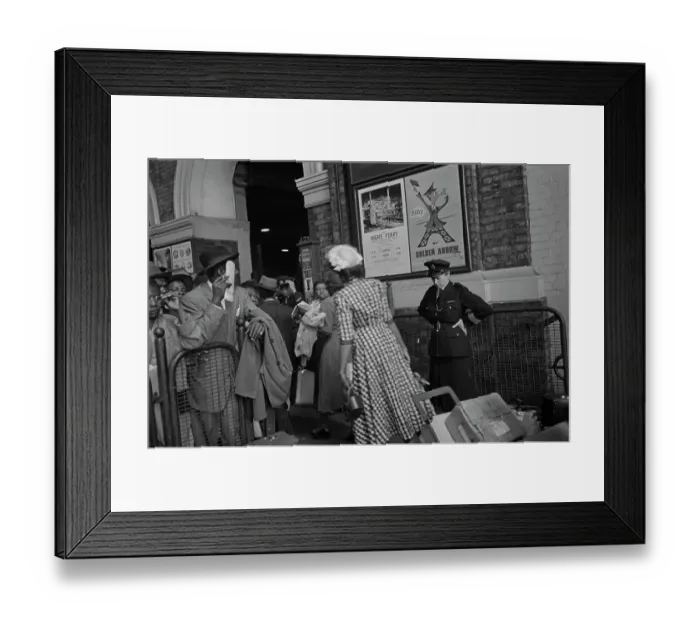 Framed Print : Victoria Station Arrivals Framed Print : Victoria Station Arrivals
