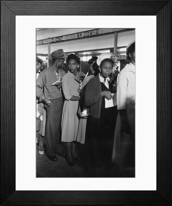 Framed Print : West Indian Queue Framed Print : West Indian Queue