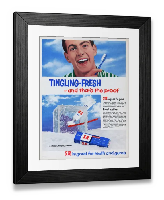 Framed Print : S.R. Toothpaste Framed Print : S.R. Toothpaste