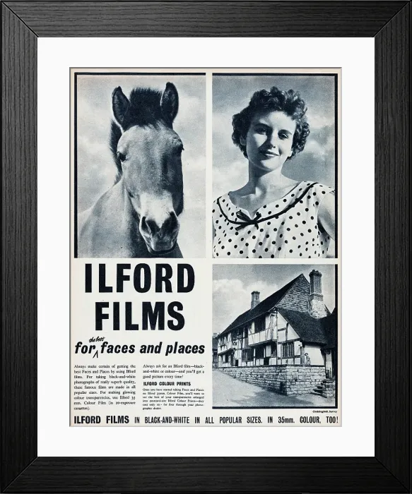 Framed Print : Ilford Films Framed Print : Ilford Films