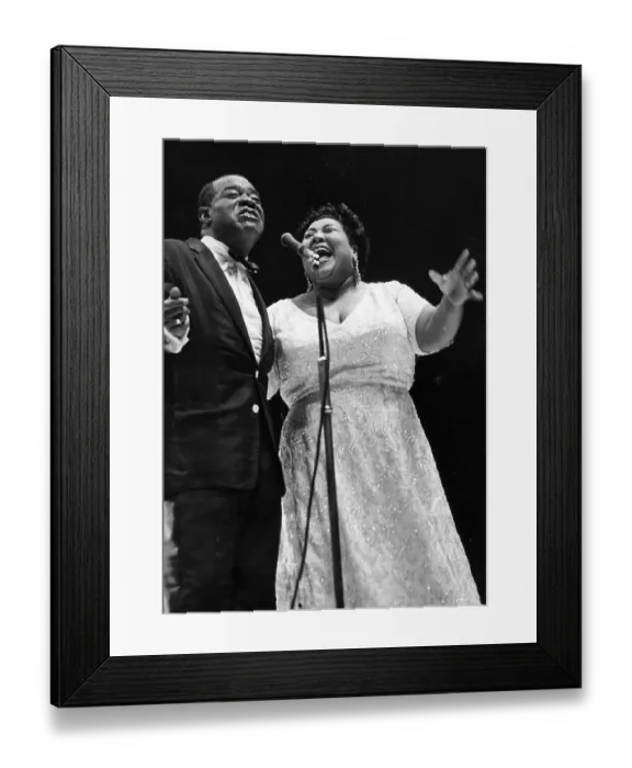 Framed Print : Louis Armstrong and Velma Middleton Framed Print : Louis Armstrong and Velma Middleton