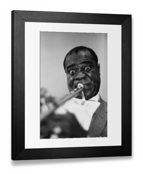 Framed Print : Satchmo. Louis Satchmo Armstrong (1898 - 1971), American jazz trumpeter and singer Framed Print : Satchmo. Louis Satchmo Armstrong (1898 - 1971), American jazz trumpeter and singer