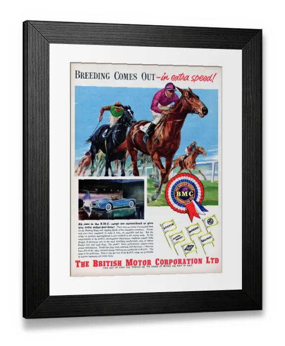 Framed Print : British Motor Corporation Ltd Framed Print : British Motor Corporation Ltd