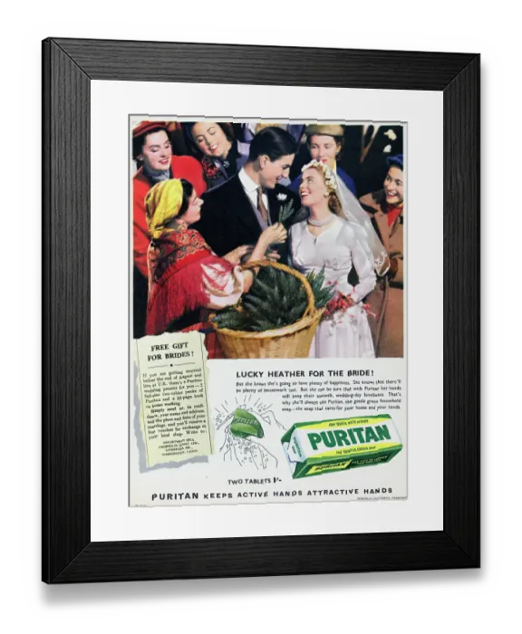 Framed Print : Puritan Soap Framed Print : Puritan Soap