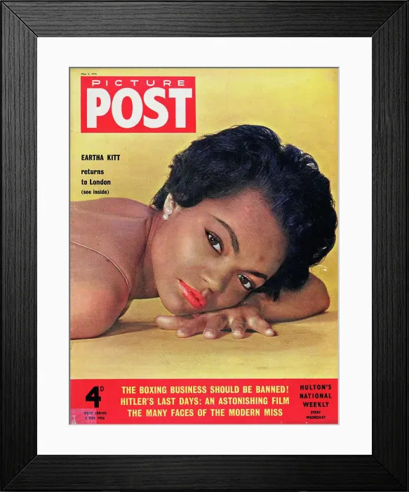 Framed Print : Eartha Kitt Framed Print : Eartha Kitt