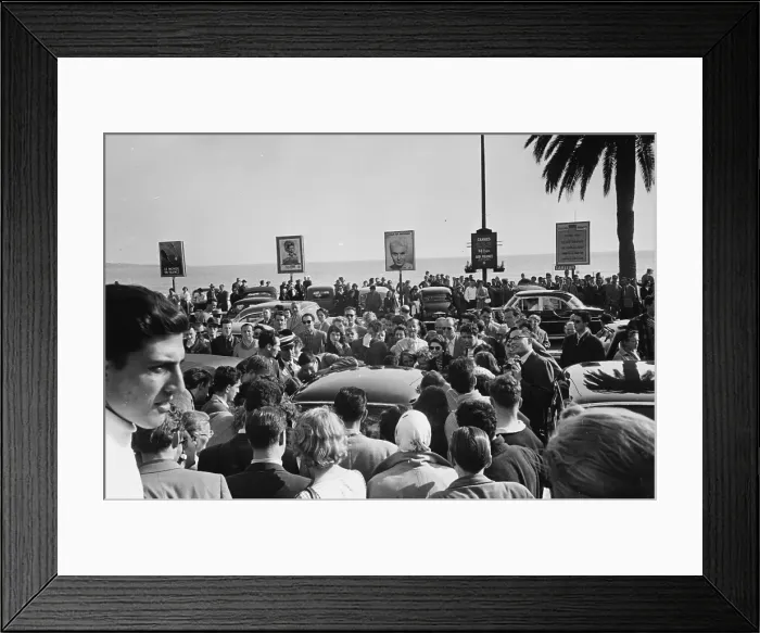 Framed Print : Crowded Cannes Framed Print : Crowded Cannes
